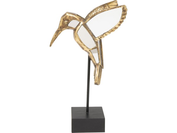 Διακοσμητικό Επιτραπέζιο Hummingbird Mirror Χρυσό 22*22*40.5εκ. - Χρυσό