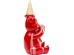 Διακοσμητικό Επιτραπέζιο  Sitting Gelato Bear Κόκκινο 18*17*37εκ. - Κόκκινο