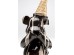 Διακοσμητικό Επιτραπέζιο  Sitting Gelato Bear Μαύρο 17*16*37εκ. - Λευκό