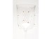 Ποτήρι κρασιού  Glam Dots Gold Γυαλί Διάφανο 7.5*7.5*21.5εκ. - Χρυσό