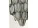 Φωτιστικό Οροφής  Feather Glow Μεταλλικό Ασημί 60*60*55εκ. - Ασημί