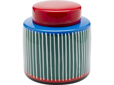 Διακοσμητικό Επιτραπέζιο Jar Festa Πορσελάνη Πολύχρωμο 15*15*15εκ. - Πολύχρωμο