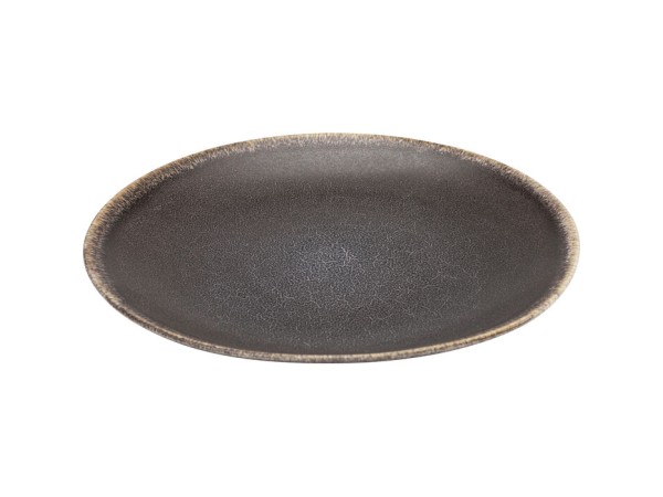 Πιάτο Valerio Κεραμικό Γκρι 22.3*22.3*2.5εκ. - Γκρι