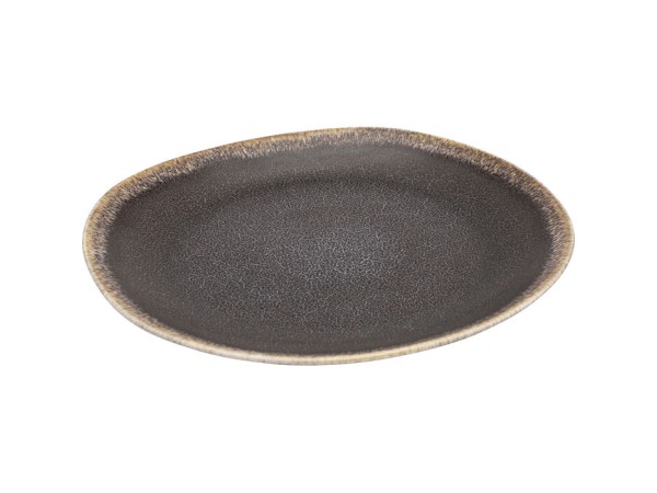 Πιάτο Valerio Κεραμικό Γκρι 17.6*17.6*2.2εκ. - Γκρι