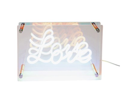 Table Lamp LED Font LOVE - Πολύχρωμο