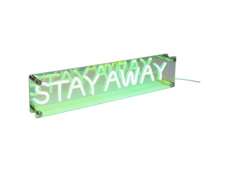 Φωτιστικό Επιτραπέζιο LED Stay Away 45*5*10εκ. - Διάφανο