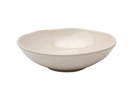 Plate Deep Organic Cream Ø22cm - Μπεζ