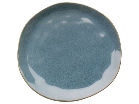 Plate Organic Turquise Ø20cm - Μπλε