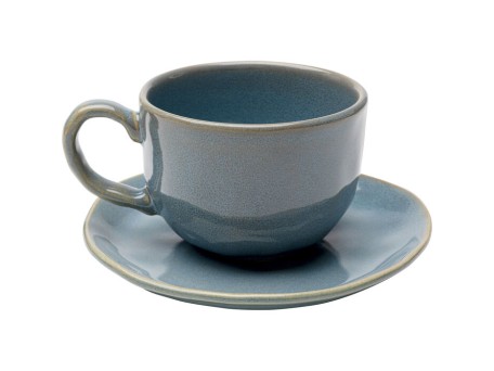 Κούπα Organic Κεραμική Μπλε  (2/part) 17.6*17.6*2.4εκ. - Μπλε