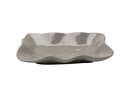 Πιάτο Organic Κεραμικό Γκρι  25.9*16.9*3.7εκ. - Γκρι