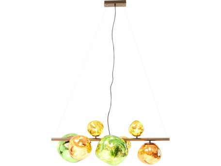 Φωτιστικό Οροφής Burbuja Γυαλί Πολύχρωμο 100*55*150εκ. - Πολύχρωμο