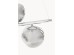 Φωτιστικό Οροφής Burbuja Γυαλί Ασημί 100*50*150εκ. - Ασημί