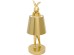 Φωτιστικό Επιτραπέζιο Κήπου Animal Rabbit LED Χρυσό 11*11*29εκ. - Χρυσό