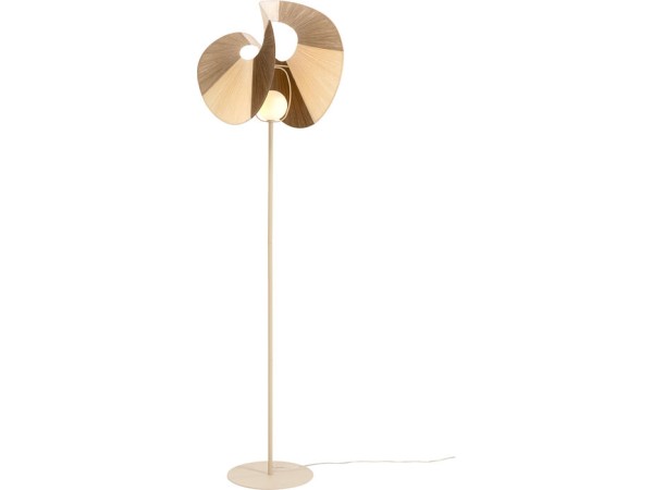 Φωτιστικό Δαπέδου  Sella Μεταλλικό Μπεζ 42*30*161εκ. - Μπεζ