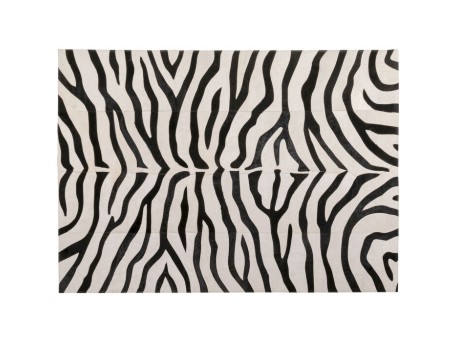 Χαλί Zebra Δέρμα Ασπρόμαυρο 200*300*0.5εκ. - Ασπρόμαυρο