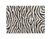 Χαλί Zebra Δέρμα Ασπρόμαυρο 200*300*0.5εκ. - Ασπρόμαυρο