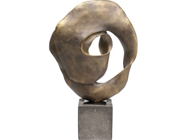 Διακοσμητικό Επιτραπέζιο  Circle Art Κεραμικό 39*15*60εκ. - Μπρονζέ