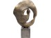Διακοσμητικό Επιτραπέζιο  Circle Art Κεραμικό 39*15*60εκ. - Μπρονζέ