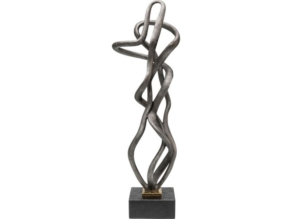 Διακοσμητικό Επιτραπέζιο  Ribbon Κεραμικό 27*25*83εκ. - Μπρονζέ