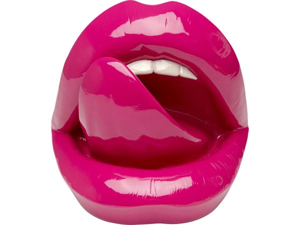 Διακοσμητικό Επιτραπέζιο  Hot Lips Κεραμικό Ροζ 25.5*20*23εκ. - Ροζ