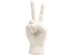 Διακοσμητικό Επιτραπέζιο Peace Hand Μάρμαρο Λευκό 15*12.5*36εκ. - Λευκό
