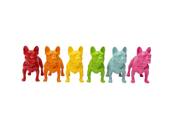 Διακοσμητικά Επιτραπέζιο  Perro Colore Κεραμικό Πολύχρωμο Ασορτί  9.5*4.5*8εκ. - Πολύχρωμο