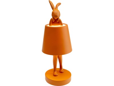 Φωτιστικό Επιτραπέζιο  Animal Rabbit LED Κεραμικό Πορτοκαλί  11*11*29εκ. - Πορτοκαλί
