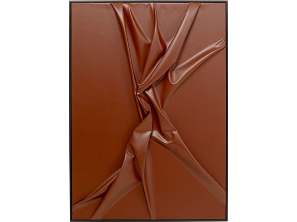 Πίνακας Crincle Knot Καφέ 100*4*140εκ. - Καφέ