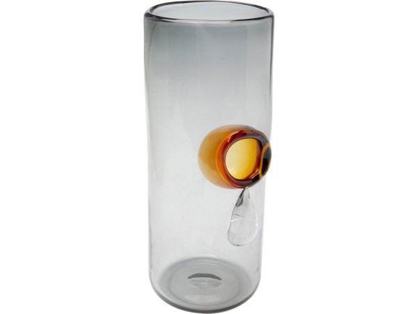 Βάζο Drip Γυαλί Γκρι 17*15*38εκ. - Γκρι Βάζο Drip Γυαλί Γκρι 17*15*38εκ. - Γκρι