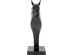 Διακοσμητικό Δαπέδου Horse Head Fiberglas Μαύρο 60*80*180εκ. - Μαύρο