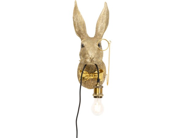Φωτιστικό Τοίχου Animal Rabbit Κεραμικό Χρυσό 21*19.5*45.5εκ. - Ροζ Φωτιστικό Τοίχου Animal Rabbit Κεραμικό Χρυσό 21*19.5*45.5εκ. - Ροζ