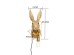 Φωτιστικό Τοίχου Animal Rabbit Κεραμικό Χρυσό 21*19.5*45.5εκ. - Ροζ Φωτιστικό Τοίχου Animal Rabbit Κεραμικό Χρυσό 21*19.5*45.5εκ. - Ροζ