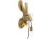 Φωτιστικό Τοίχου Animal Rabbit Κεραμικό Χρυσό 21*19.5*45.5εκ. - Ροζ Φωτιστικό Τοίχου Animal Rabbit Κεραμικό Χρυσό 21*19.5*45.5εκ. - Ροζ