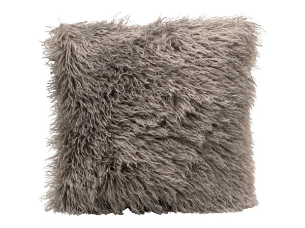 Μαξιλάρι Grizzly Γούνα Γκρι 45*15*45εκ. - Γκρι