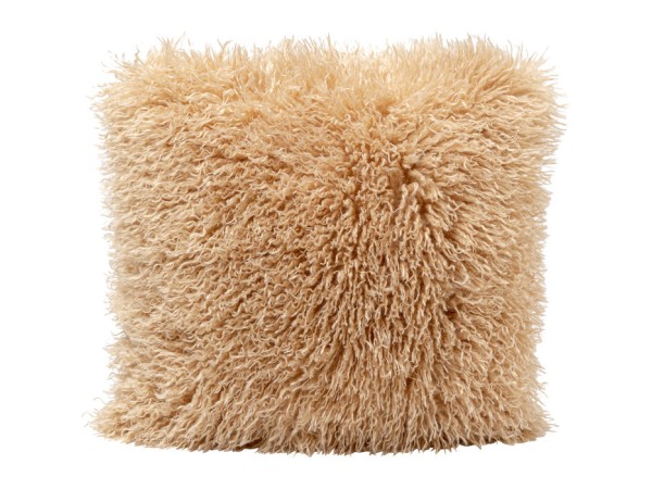 Μαξιλάρι Grizzly Γούνα Μπεζ 45*15*45εκ. - Μπεζ