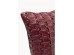 Μαξιλάρι Posy Dark Δερματίνη Κόκκινο 45*15*45εκ. - Κόκκινο