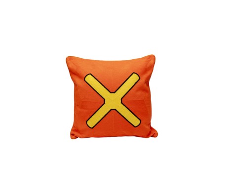 Μαξιλάρι Icon Cross Ύφασμα Πορτοκαλί 50x15x50εκ. - Πορτοκαλί