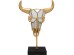 Διακοσμητικό Επιτραπέζιο Bull Mirror Κεραμικό Χρυσό 29x12.5x43εκ. - Χρυσό