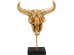 Διακοσμητικό Επιτραπέζιο Bull Mirror Κεραμικό Χρυσό 29x12.5x43εκ. - Χρυσό