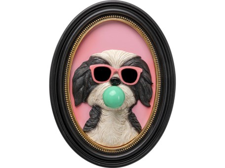 Πίνακας Dog Bubble Πολύχρωμος 23x7.5x31εκ. - Πολύχρωμο