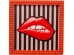 Πίνακας Lips Cheeky Κόκκινος 25x2.5x25εκ. - Κόκκινο Πίνακας Lips Cheeky Κόκκινος 25x2.5x25εκ. - Κόκκινο