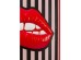 Πίνακας Lips Cheeky Κόκκινος 25x2.5x25εκ. - Κόκκινο Πίνακας Lips Cheeky Κόκκινος 25x2.5x25εκ. - Κόκκινο