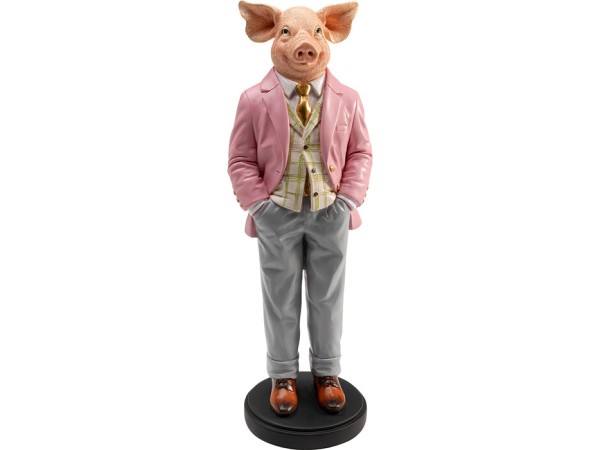 Διακοσμητικό Επιτραπέζιο Gentleman Pig Κεραμικό 15x14x44εκ. - Ροζ Διακοσμητικό Επιτραπέζιο Gentleman Pig Κεραμικό 15x14x44εκ. - Ροζ