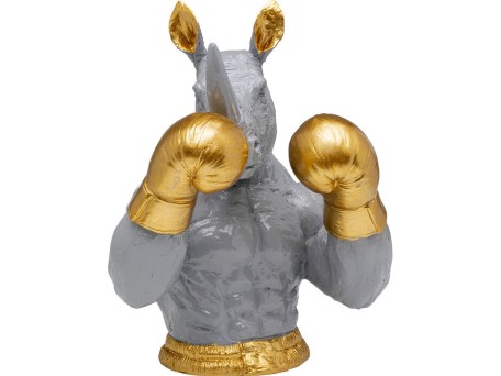 Κουμπαράς  Rhino Boxer Κεραμικός Γκρι  24x23x30εκ. - Γκρι