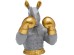 Κουμπαράς Rhino Boxer Κεραμικός Γκρι 24x23x30εκ. - Γκρι Κουμπαράς Rhino Boxer Κεραμικός Γκρι 24x23x30εκ. - Γκρι