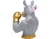 Κουμπαράς Rhino Boxer Κεραμικός Γκρι 24x23x30εκ. - Γκρι Κουμπαράς Rhino Boxer Κεραμικός Γκρι 24x23x30εκ. - Γκρι