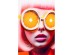 Πίνακας  Lady Sunglasses  LED Πολύχρωμος 50x3.8x70εκ. - Πολύχρωμο
