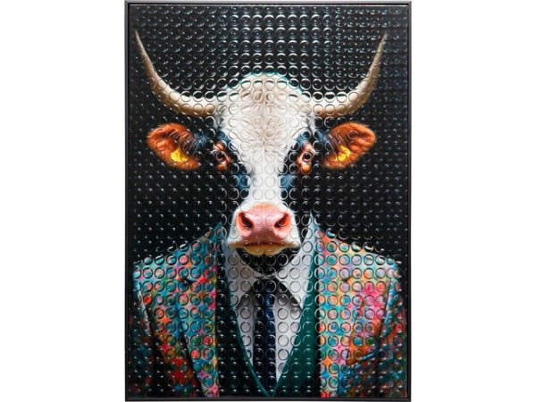 Πίνακας Καμβάς Mister Bull Πολύχρωμος 50x3x70εκ. - Πολύχρωμο Πίνακας Καμβάς Mister Bull Πολύχρωμος 50x3x70εκ. - Πολύχρωμο