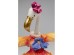 Κηροπήγιο Flamingo Royal Κεραμικό Πολύχρωμο 31x16.5x45εκ. - Πολύχρωμο