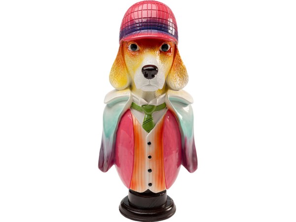 Διακοσμητικό Επιτραπέζιο Detective Dog Κεραμικό Πολύχρωμο 19x20x40εκ. - Πολύχρωμο